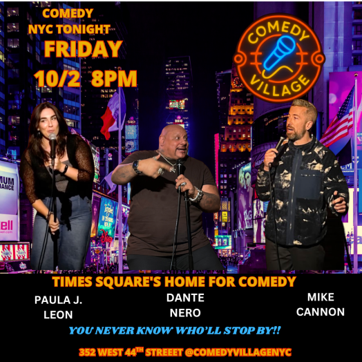 Live Comedy NYC | Fri, October 2nd @8 PM