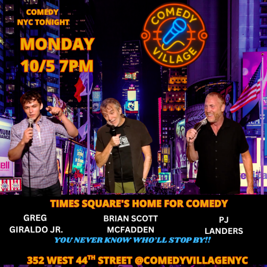 NYC Stand-Up | Mon, October 5th @7 PM