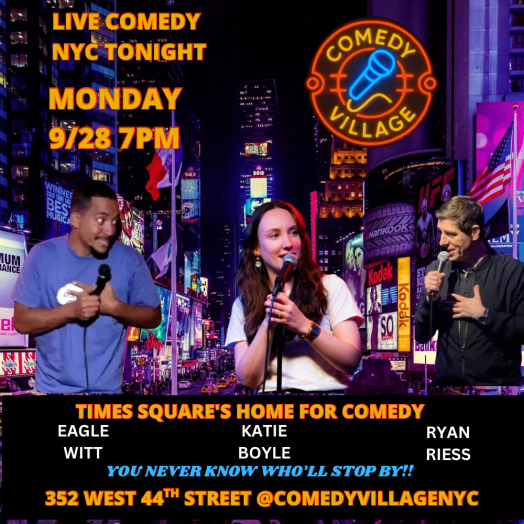 Times Square Comedy | Mon, September 28th @7 PM