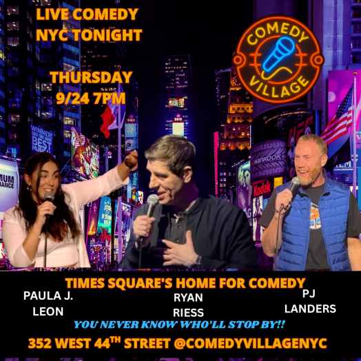 Times Square Comedy | Thurs, September 24th @7 PM