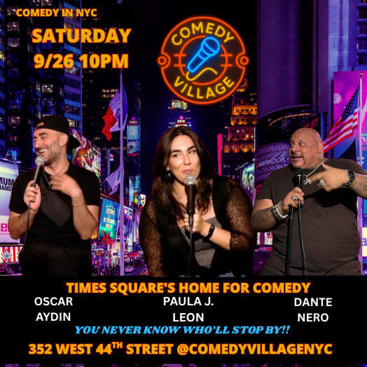 Times Square Comedy | Sat, September 26th @10 PM