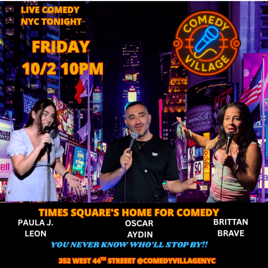 Times Square Comedy | Fri, October 2nd @10 PM