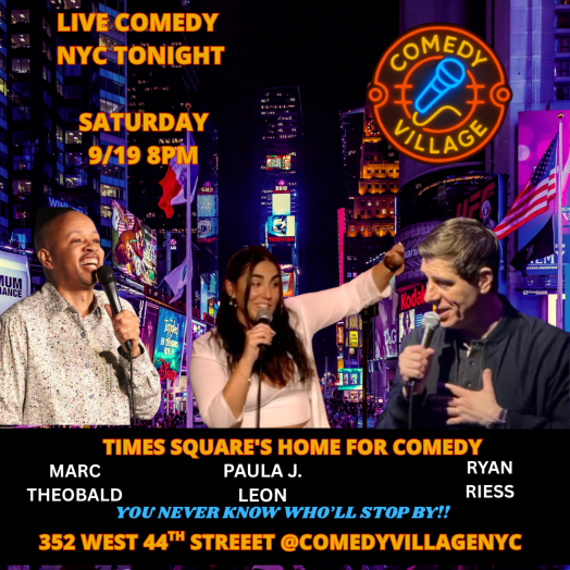 Times Square Comedy | Sat, September 19th @8 PM