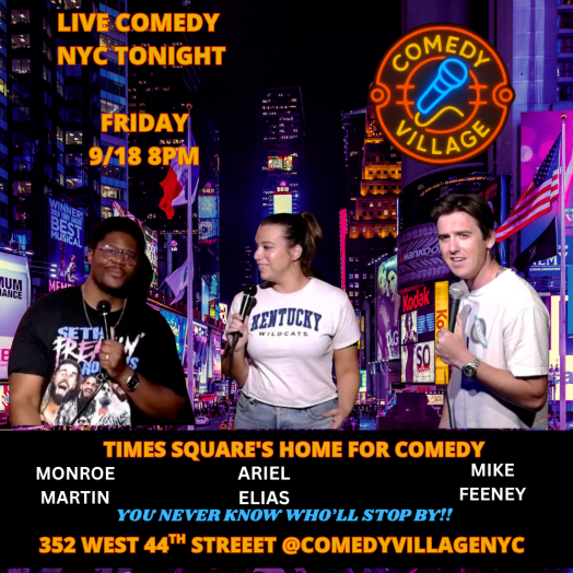 Times Square Comedy | Fri, September 18th @8 PM