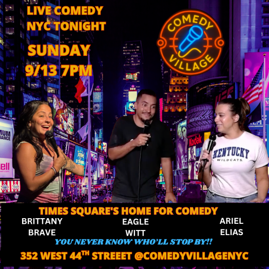 Times Square Comedy | Sun, September 13th @7 PM