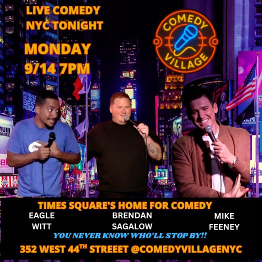 Times Square Comedy | Mon, September 14th @7 PM