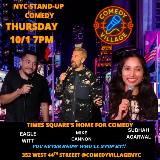 Times Square Comedy | Thurs, October 1st @7 PM