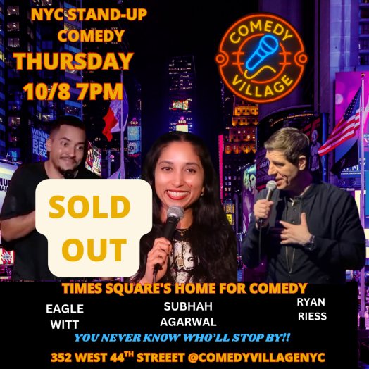 NYC Stand-Up | Thurs, October 8th @7 PM