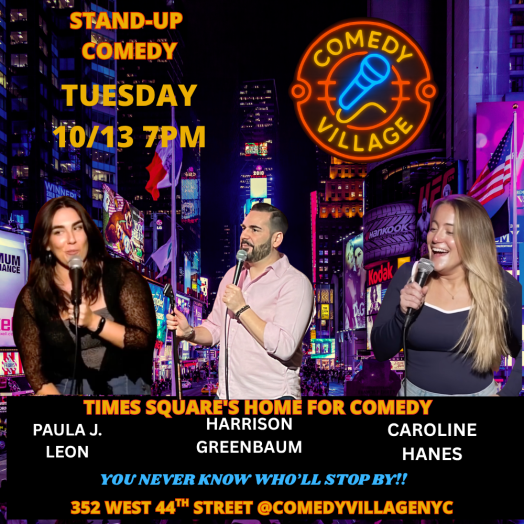 NYC Stand-Up | Tues, October 13th @7 PM