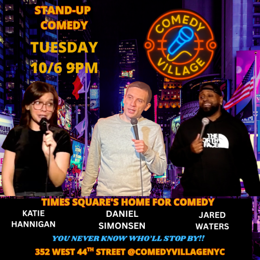 NYC Stand-Up | Tues, October 6th @9 PM