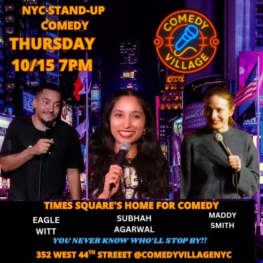 Live Comedy NYC | Thurs, October 15th @7 PM