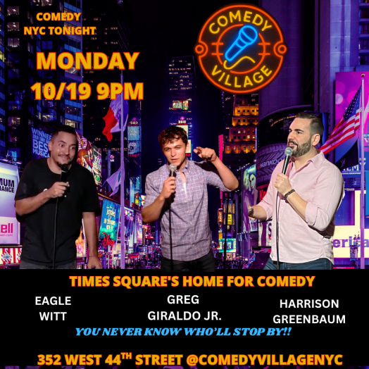 NYC Stand-Up | Mon, October 19th @9 PM