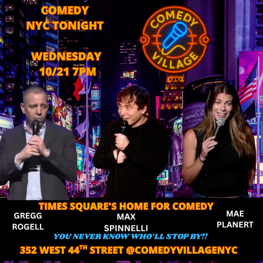 NYC Stand-Up | Wed, October 21st @7 PM