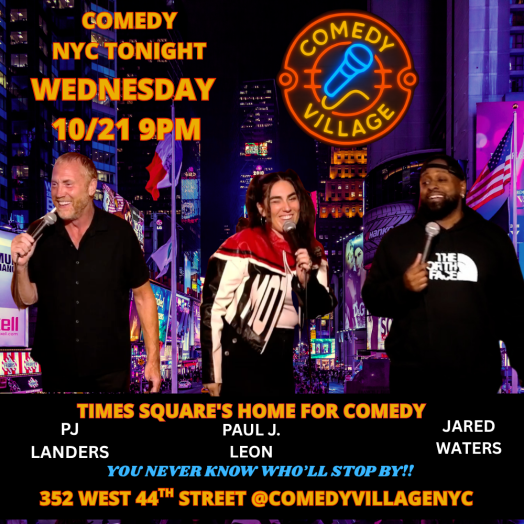 Live Comedy NYC | Wed, October 21st @9 PM