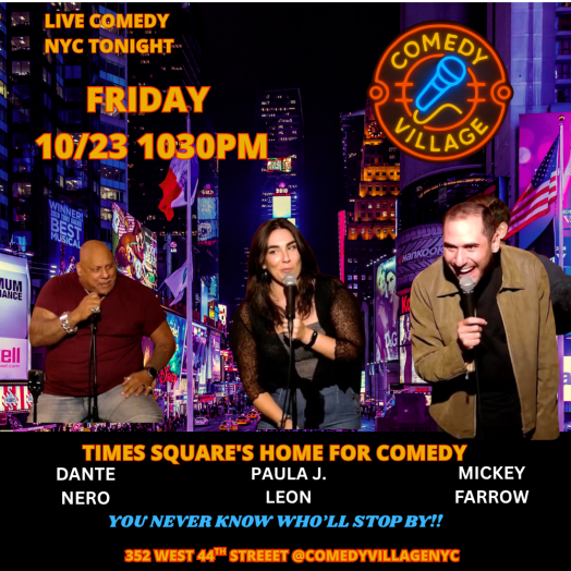 NYC Stand-Up | Fri, October 23rd @10.30 PM