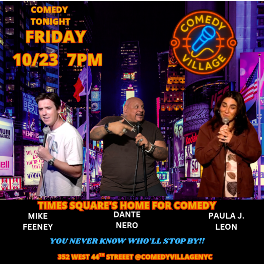 Live Comedy NYC | Fri, October 23rd @7 PM