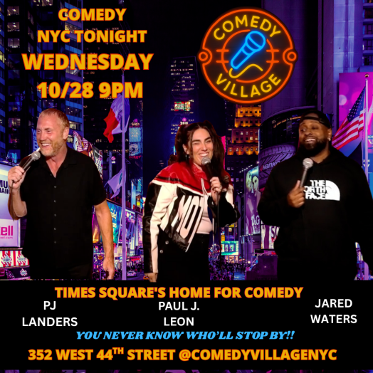 Times Square Comedy | Wed, October 28th @9 PM