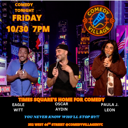 Times Square Comedy | Fri, October 30th @7 PM