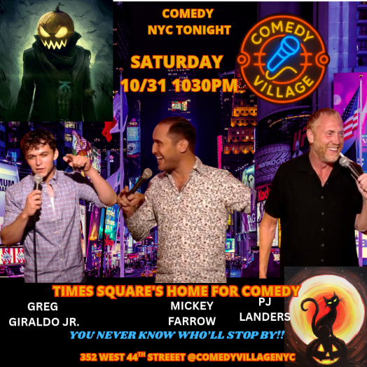 Live Comedy NYC | Sat, October 31st @10.30 PM