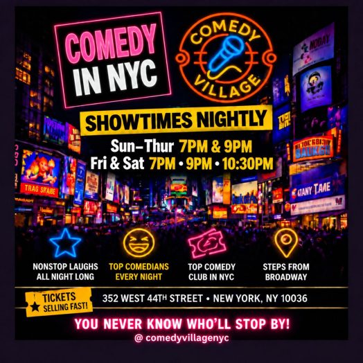 Live Comedy NYC | Wed, October 28th @7 PM