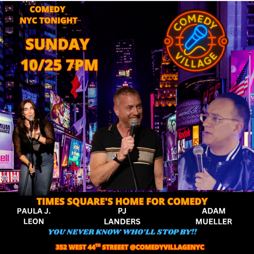 Live Comedy NYC | Sun, October 25th @7 PM