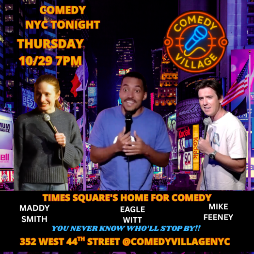 NYC Stand-Up | Thurs, October 29th @7 PM