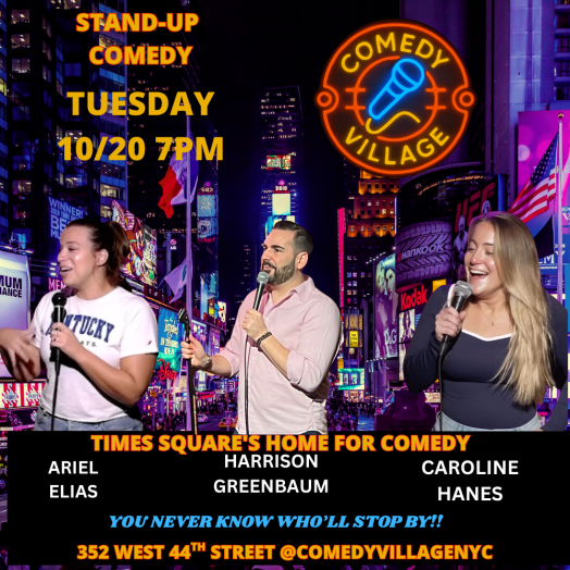 Live Comedy NYC | Tues, October 20th @7 PM