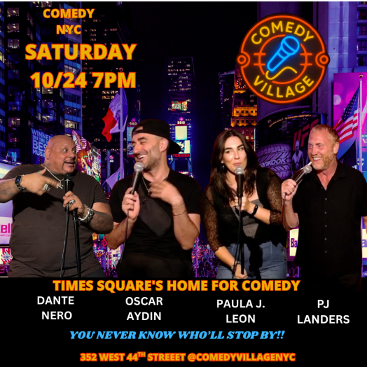 Live Comedy NYC | Sat, October 24th @7 PM