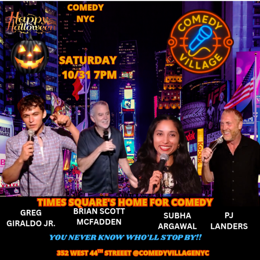 Times Square Comedy | Sat, October 31st @7 PM
