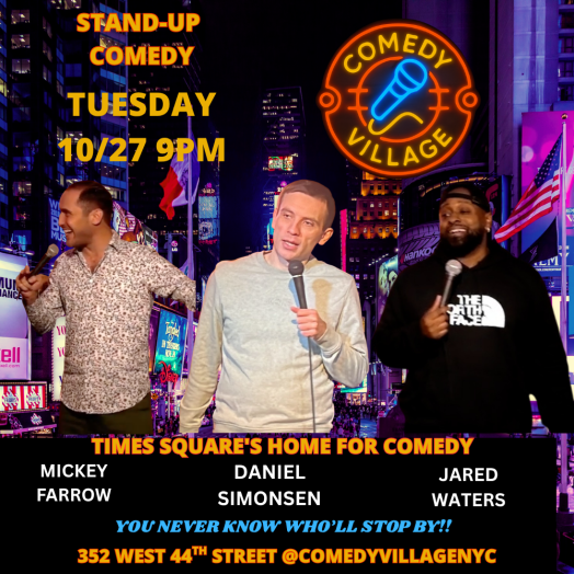 NYC Stand-Up | Tues, October 27th @9 PM